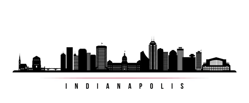 Indianapolis skyline logo