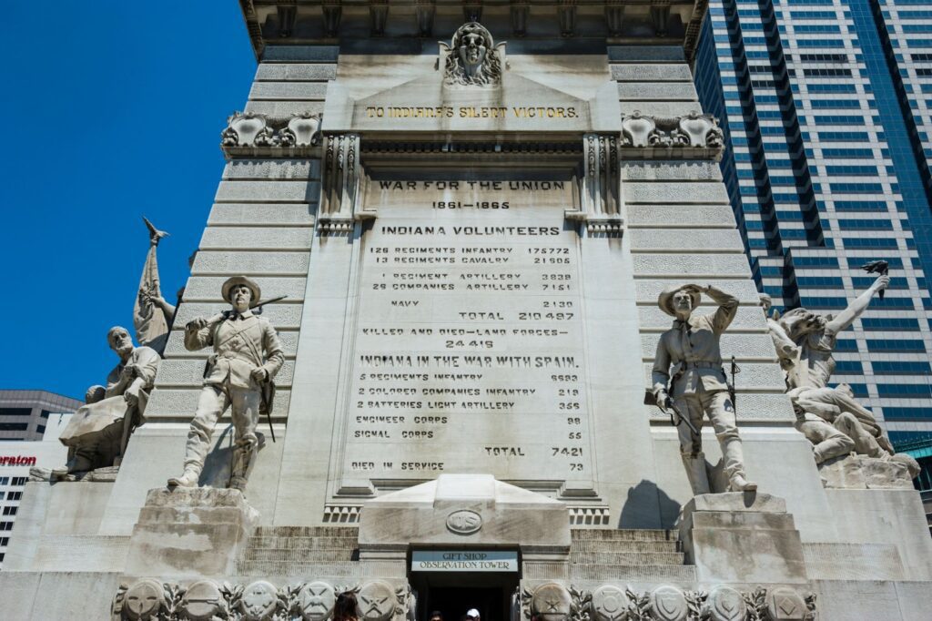 monument war indiana