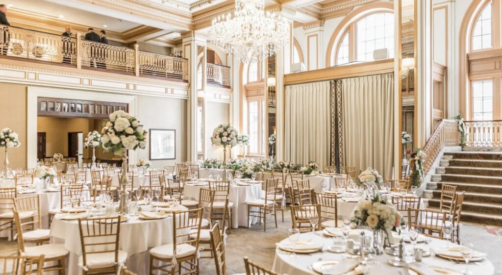 ballroom guest table