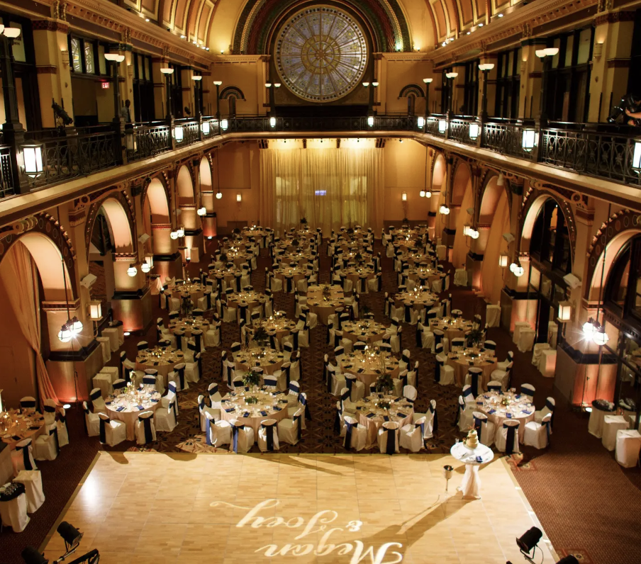 ballroom arch cieling